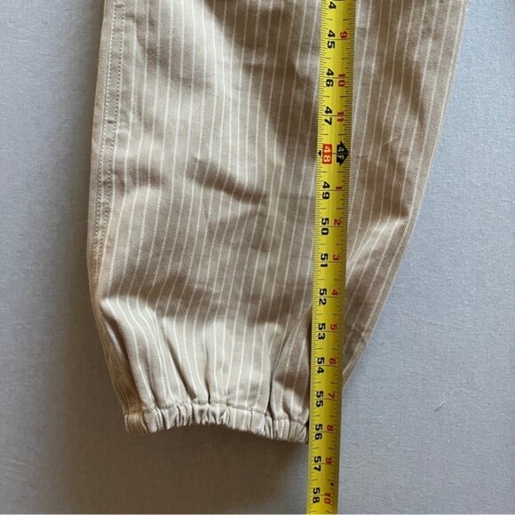 Tularosa Revolve Nora Jumpsuit in Almond Stripe Sz S - Picture 13 of 15